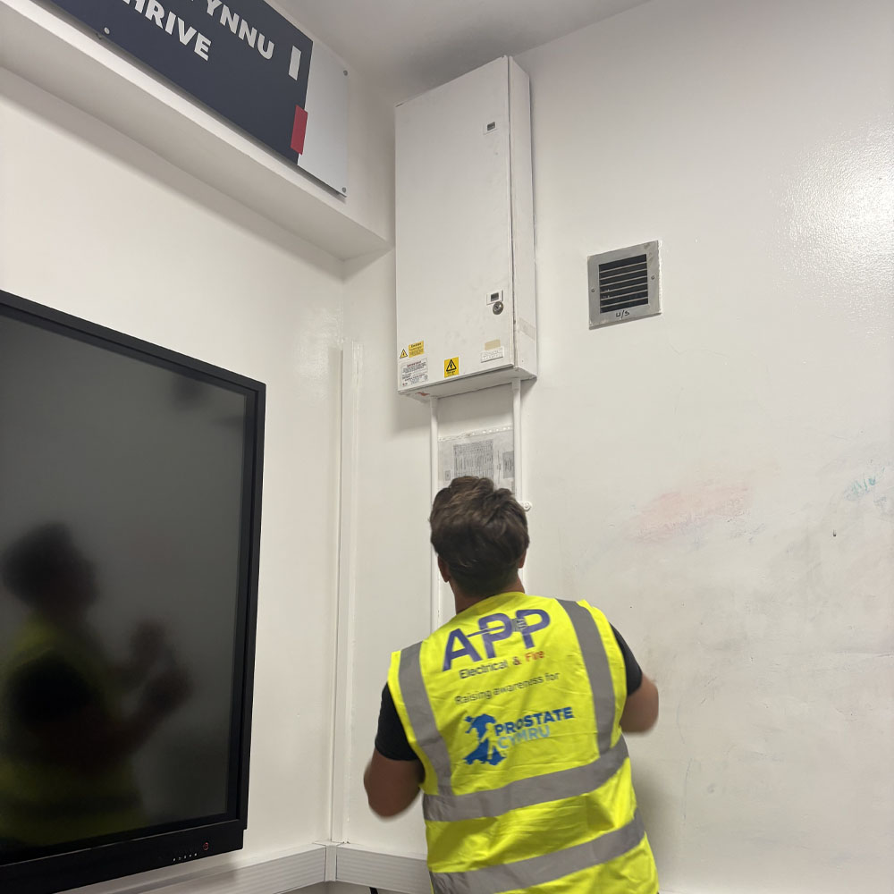 Completed commercial electrical installation condition report by APP Electrical.